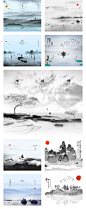 28款中国风水墨风格上水画意禅佛静心国画背景海报PSD设计素材-淘宝网