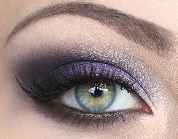 烟熏 Purple Smokey Eye...