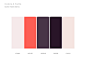 Scarlet meets Sienna minimal website coffee vector illustration web app branding learning typography clean ui ux figma design colors palette of the day colorscheme colors palette colorsandfonts