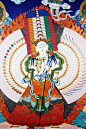 西藏寺庙传统矿物颜料手绘唐卡◆大白伞盖◆YX221(223)-淘宝网