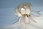 2013 月下美人簪 Japanese hair accessory - A Queen of the Night , Epiphyllum Oxypetalum Kanzashi - by Sakae, Japan