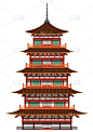 日本,宝塔,寺庙,传统,春天,木制,建造,花