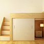 【晨木定制】定制家具 复式组合家具 单人床系列40的图片