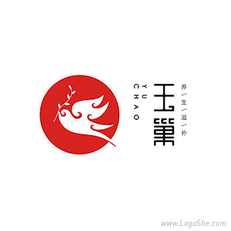 玉巢养生Logo设计