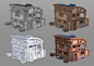 Harbor house, Camille Peyrebere : This week, during a workshop with Jeremy Vitry (Artside game art school), we had to design a building fitting Darksburg's artistic direction.
I had a very nice time working on it !