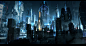 Cyberpunk Science Fiction City, liang liu : Cyberpunk Science Fiction City -The sketch is modeled with C4D and the renderer is oc.
