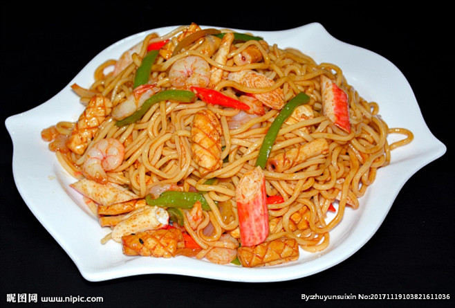 海鲜炒面