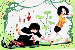手绘男孩女孩 免费下载 页面网页 平面电商 创意素材