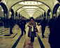 纪实摄影：莫斯科地下铁-高清大图-新华网