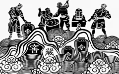酿酒矢量图  - 源文件下载【酷图网】酿酒,窖藏,烤酒,煮酒,人物线条图,人物矢量图,酿酒矢量图,