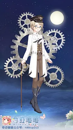 奇迹暖暖 暖暖环游世界 少女 小清新 插画 搭配 服装 设计 欧洲 少年 正太 欧风 点击高清大图