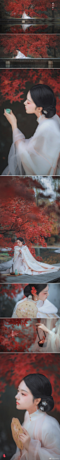 【作品欣赏】
东篱把酒黄昏后，有暗香盈袖。
摄影 | 妆造 | 后期 | @徐三时xv
沈阳的秋季
#沈阳约拍##约拍##古风##汉服摄影##汉服##沈阳汉服约拍#