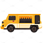 手绘-自驾游元素贴纸-房车