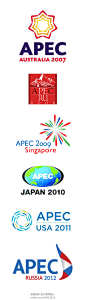 蔡仕伟_设计到死的人：几年下来的APEC（亚太经济合作组织）会议logo，还是最爱07年的澳大利亚。。。