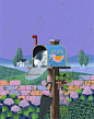 【佳作欣赏：安田雅章插画作品】