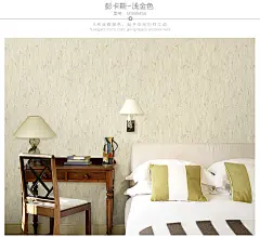 米素色纯纸墙纸复古美式乡村壁纸客厅电视背景墙纸卧室怀旧彭卡斯-tmall.com天猫