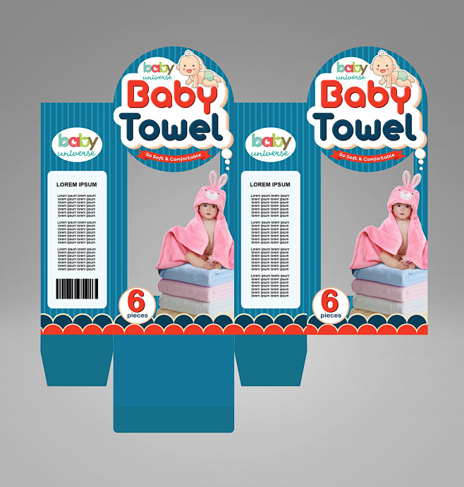 Baby Towel packaging