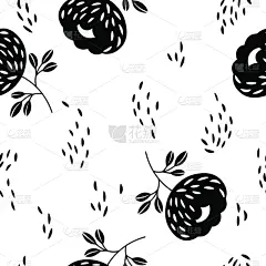 纺织品,绘画插图,时尚,矢量,花纹,黑色,壁纸,工艺品,花