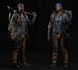 Wasteland Ranger, Euihoon Jung : I created a character who lived in the post-apocalypse era. This character was rendered realtime in Marmoset 4. I used Zbrush, Maya, Marvelous designer, Marmoset toolbag4 and Substance painter for this character. I was abl