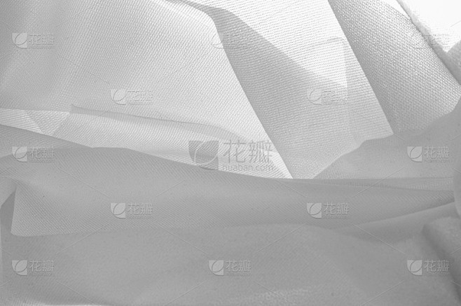 质地、背景、模式。丝织物的质地-白色。丝...