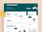 Dashboard Account Design for FinTech / Banking Website analytics stats graph ui timeline web app app design dashboard