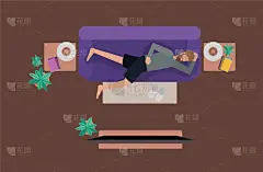青年男人,起居室,看电视,成年的,学生,男人,男孩,室内,概念,性格