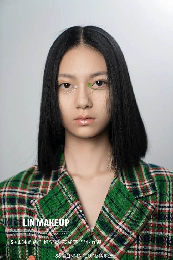 LIN MAKEUP 5+1时尚创作班学员作品赏析 【三】 岳晓琳造型超话 #岳晓琳造型# #化妆# -花瓣网