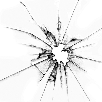 破碎的玻璃