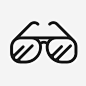 太阳镜镜框眩光图标_88ICON https://88icon.com 太阳镜 镜框 眩光 镜片 墨镜 护目镜