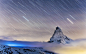 General 1920x1200 landscape rock star trails mountain clouds snow Matterhorn Switzerland