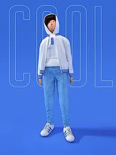 C4D cool boy Cartoon character Character 卡通人物 角色 服装设计 Fashion Design
