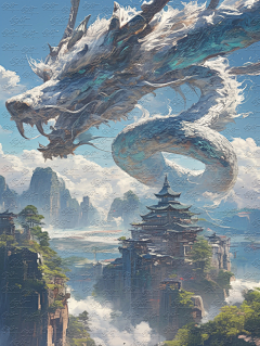 定制人设/私人图库采集到【AI】玄幻龙