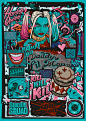 suicide squad harley quinn comic poster skull Mondo joker dc