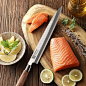 Amazon.com: Sashimi Sushi Knife Japanese 9.5 inch Yanagiba Knife,Japanese VG10 Stainless steel Single Bevel Blade, Perfect Rosewood Handle Filleting & Slicing Knife- Keemake: Home & Kitchen