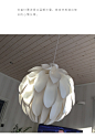 北欧设计师艺术装饰样板间客厅餐厅卧室松果圆球形花朵白色吊灯-tmall.com天猫