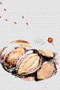 极品简约海鲜鲍鱼促销 美味 美食 鲍鱼 高清背景 背景 设计图片 免费下载 页面网页 平面电商 创意素材