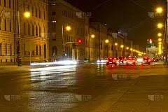 Ludwigstra忙吗?晚上在慕尼黑的e街