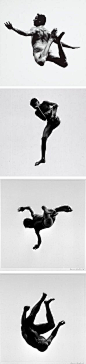 Pleasures and Terrors of Levitation, Aaron Siskind, 1961.