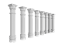 白色石柱