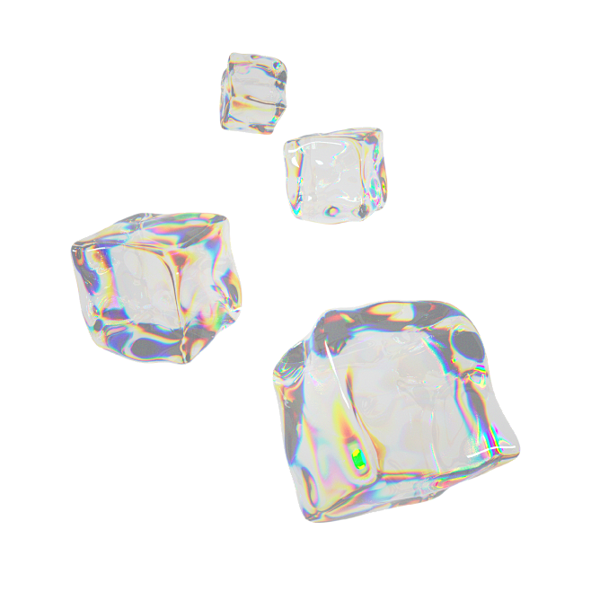 c4d酸性玻璃流体立方体