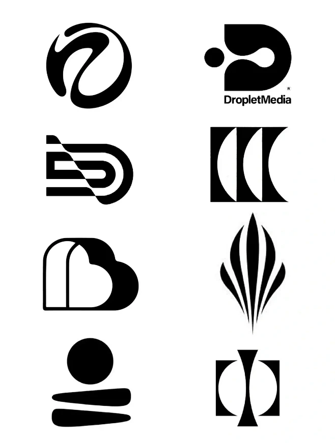 Logo设计｜高级简约几何创意logo图形