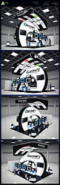 Discovery exhibition booth design on Behance