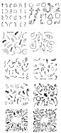 手绘风箭头约200个