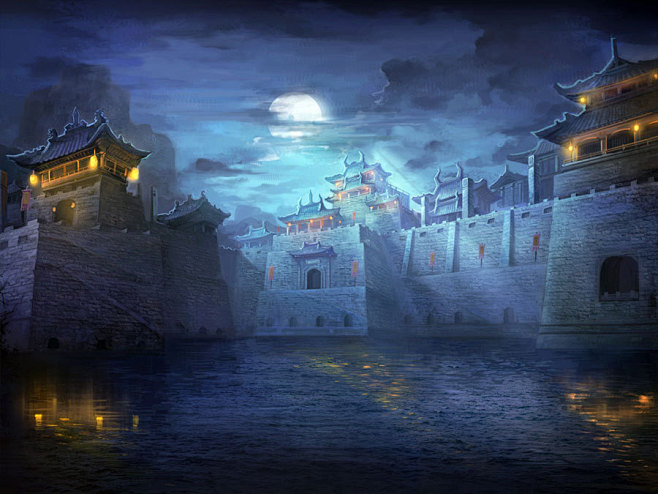 中国风写实场景气氛图来自cgbook.c...