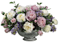 Lilac/Rose/ Peony/Ranunculus Faux Flower Arrangement