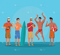 夏天,人,海滩,壁纸,自然美,舞蹈,节日,沙子,冲浪