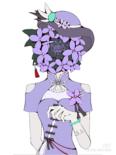 异头-花瓣网|陪你做生活的设计师 | #原创 OC - Hanesaki的插画