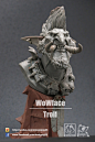 原创WoWface-Troll 巨魔胸像灰模 GKmodel 现货 致敬魔兽世界-淘宝网