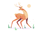 Deer design deer art drawing iphoneart illustration