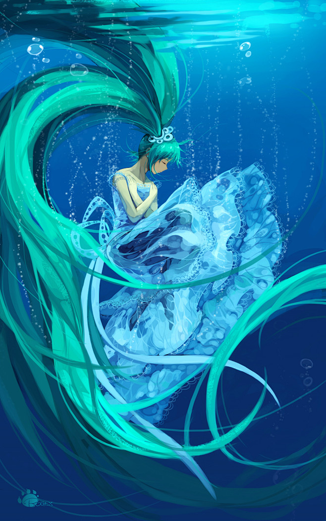 水中的初音